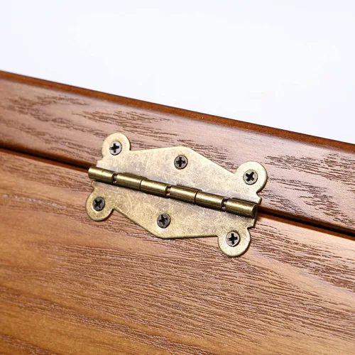 Vista 7 de Changsuo Joyero de madera para mujer con cajones, organizador de almacenamiento de joyas de tamaño mediano con tapa acrílica