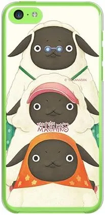 Vista 3 de Yanan Machiko Series Machiko Family Pink (Clear) / for iPhone SE/5s/docomo