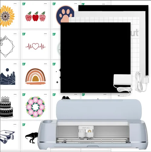 Vista 10 de Máquina de corte inteligente Cricut Maker 3 Paquete básico de inicio con planchado