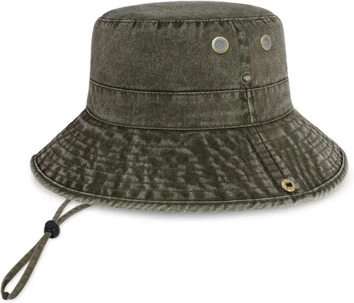 Vista 11 de CHOK.LIDS Sombrero clásico de algodón de ala ancha con cuerda ajustable unisex sombrero de sol ligero para viajes al aire libre