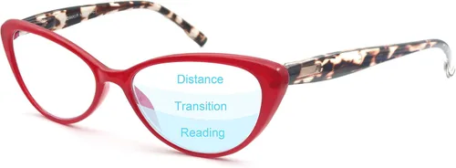 Vista 7 de MODFANS Gafas de lectura multienfoque progresivas, lentes de lectura con bloqueo de luz azul