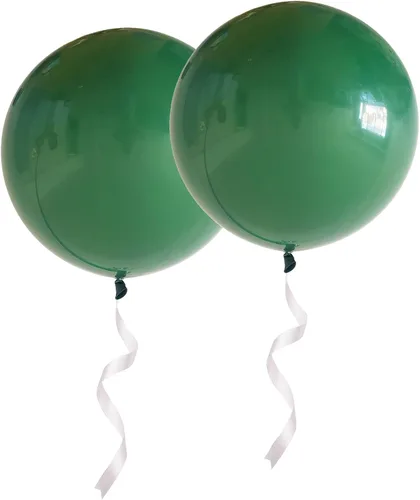 Vista 23 de Globos redondos gigantes de 36 pulgadas, paquete de 6 globos de látex negros para sesiones de fotos, bodas, baby shower, decoraciones de fiesta