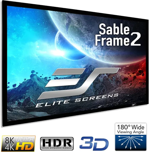 Vista 2 de Pantalla de proyección de marco fijo CineWhite, SableFrame 2