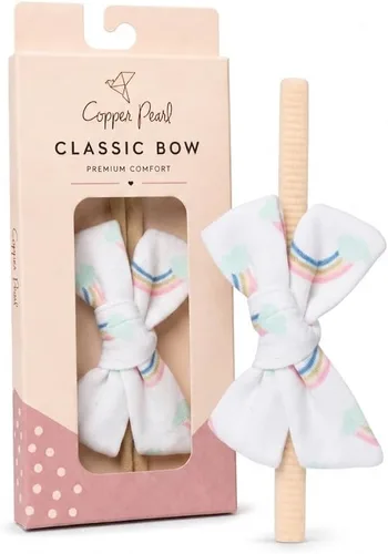 Vista 19 de Copper Pearl Classic Baby Bow Headbands - Limited Collection