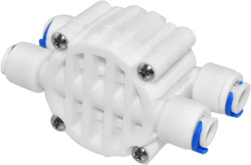 Vista 8 de Válvula de cierre automático de tubo de 1/4 de pulgada, con accesorios de conexión rápida, para sistema de filtro de agua de ósmosis inversa RO