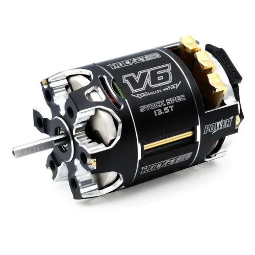 Vista 9 de Superar Hobby Rocket 540-V6-sensored Brushless 21.5Tkv Eje 5.0 Motor Uso para 1:10 RC Racing Car (Eje 5.0, 21.5T kv)