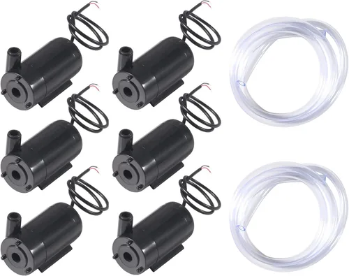 Vista 9 de 4 piezas DC 3-5 V micro sumergible mini bomba de agua para acuarios pecera estanque fuente hidropónica jardín