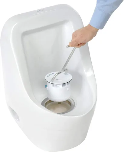 Vista 2 de Sloan WES-4000 Urinario sin agua - Blanco, 22-5/8" x 15-3/8" x 14