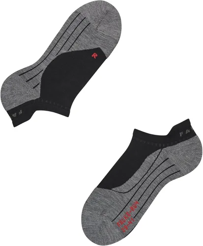 Vista 7 de FALKE Calcetines para correr RU4 Endurance Invisible para hombre, secado rápido, 1 par Negro (mezcla negra 3010)