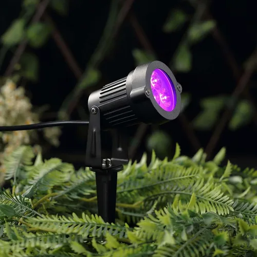 Vista 9 de Efavormart - Telón de fondo LED morado de 6 W, impermeable, para exteriores, con pico de tierra, para recepciones humildes y fiestas temáticas