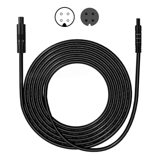 Vista 6 de Cable de extensión para cámara de salpicadero (4 pines de 3.3 pies), cable de cámara de respaldo, cable de extensión de espejo retrovisor, cable