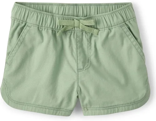 Vista 8 de The Children's Place Pantalones cortos de algodón para niñas pequeñas