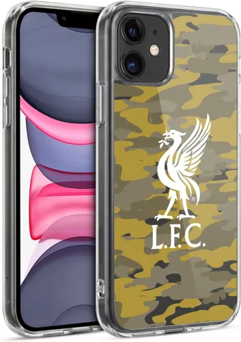 Vista 116 de Head Case Designs Funda de gel con licencia oficial del Liverpool Football Club Away Colourways Crest Camou [protección de grado militar] compatible