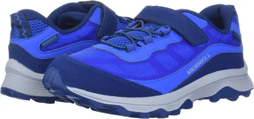 Vista 4 de Merrell Moab Speed - Tenis de senderismo impermeables con cierre alternativo bajo para niños