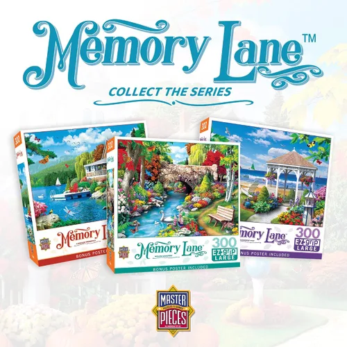 Vista 7 de MasterPieces - Rompecabezas de 300 piezas, formas grandes de agarre EZ, cruce de cabina, diversión para adultos, personas mayores, familia, niños