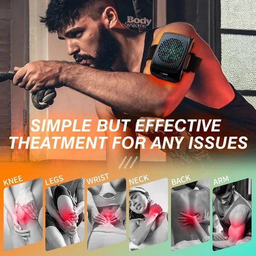 Vista 3 de Máquina de terapia de frío DR.MCHIRS para reemplazo de rodilla, máquina de terapia de calor y frío 3-en-1, cubo de recuperación instantánea