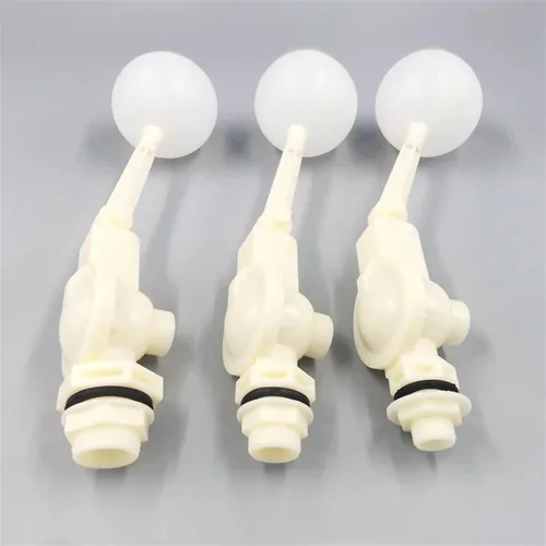 Vista 6 de Liquid Water Level Control DN15 1/2" DN20 3/4" DN25 1" BSPT Thread Plastic Float Valve Ball Tank Pool Adjustable float valve(DN15)
