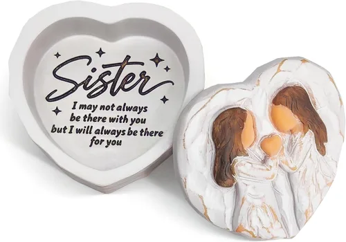 Vista 8 de Regalos para amigas, caja de recuerdo pequeña para amigas, regalos de cumpleaños para el día de la madre para amigos, You're the Sister I Got to