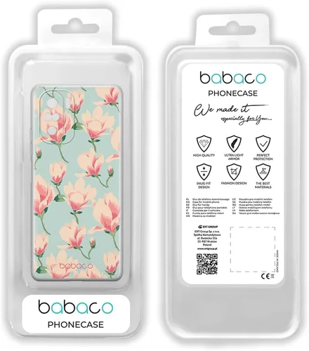 Vista 2 de BABACO ERT Group Mobile Phone case for Xiaomi MI 11i/ REDMI K40/K40 PRO/Poco F3/ F3 PRO Original and Officially Licensed Pattern Flowers 016 adapted