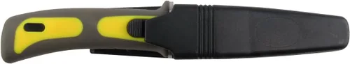 Vista 3 de TREASURE GURUS, LLC Cuchillo de buceo amarillo con hoja de acero inoxidable de 9 pulgadas con cortador de línea y correas para brazos o piernas