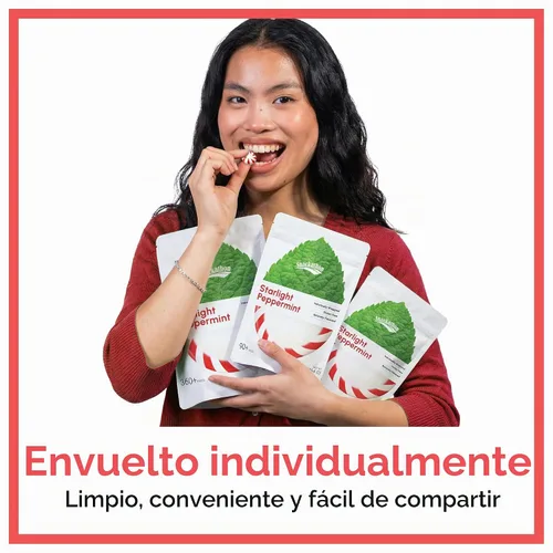 Vista 4 de Starlight Candy, envueltos individualmente, menta, 1 libra, más de 90 piezas