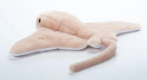 Vista 8 de The Petting Zoo Cownose Ray - Peluche de peluche, regalos para niños, animales marinos Wild Onez, juguete de peluche de rayas de 24 pulgadas