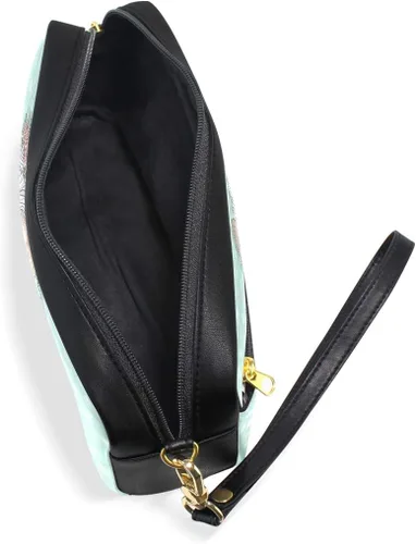 Vista 5 de Estuche para lápices de caballo de flores para niños, estudiantes, papelería, estuche para lápices, bolsa para niños y niñas, organizador