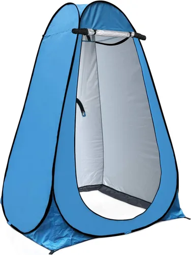 Vista 9 de Anngrowy Pop Up Privacy Shower Tent - Portable Outdoor Camping Bathroom Toilet Changing Dressing Room - UPF40+ Waterproof