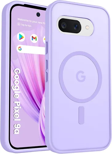 Vista 61 de Funda para teléfono Google Pixel 9 Pro XL, Compatible con Magnético, Protección contra Caídas de Grado Militar Translúcida Mate Resistente a Golpes