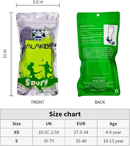 Vista 6 de Kids Soccer Socks 5 Pack 1 Pack Knee High Tube Socks Towel Bottom Pressure Football Socks (4-13 Years Little KidBig Kid)