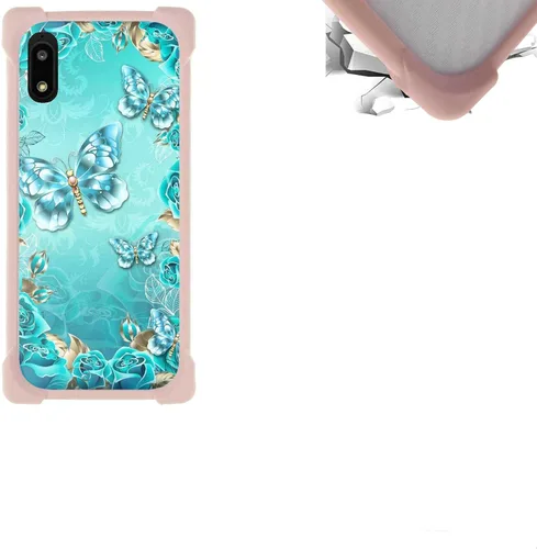 Vista 41 de jioeuinly Funda compatible con ZTE Blade X1 5G Phone Case PC Backplane + cubierta de silicona suave marco XSH