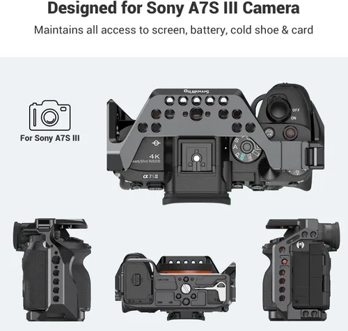 Vista 3 de SMALLRIG Armazón para cámara Sony Alpha 7S III / A7S III / A7SIII / A7S3-2999