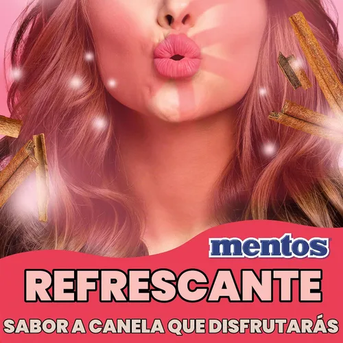 Vista 5 de Mentos Rollo de caramelo de menta masticable, canela, 14 piezas por rollo