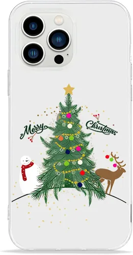Vista 22 de LCHULLE Compatible con iPhone SE 2022/2020 Funda para iPhone 8 iPhone 7 Funda de Navidad Santa Vacaciones Diseño Transparente Claro Mujeres Hombres