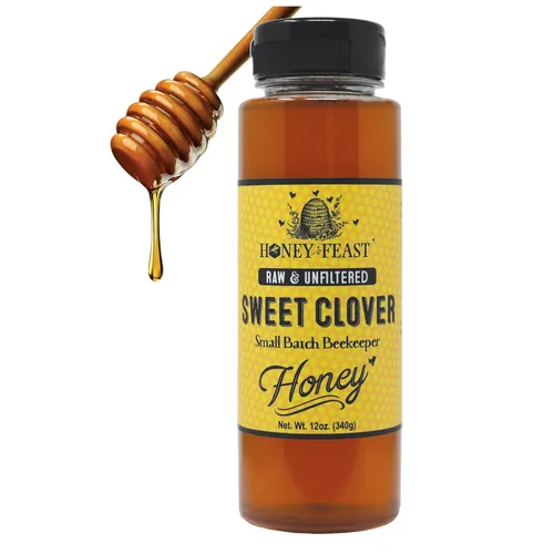 Vista 32 de Honey Feast Flower Powered Allergy Blend 10 veces miel, 12 onzas