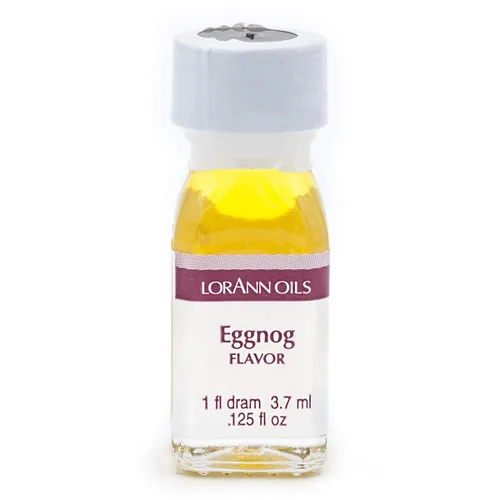 Vista 3 de LorAnn Eggnog SS Flavor, 1 botella de dram (0.0125 fl oz - 0.1 fl oz - 1 cucharadita)
