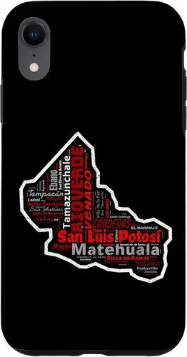 Vista 9 de iPhone 12 mini San Luis Potosí México Mapa Camiseta Ciudades Y Municipios Case