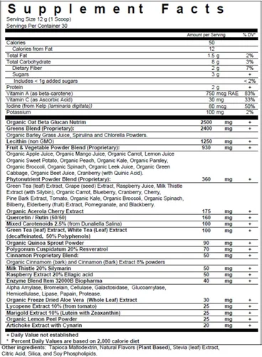 Vista 3 de Producto para preparar bebida Biopharma Scientific NanoGreens 10, 12.7 onzas., NANOG, Verde, 1, 1