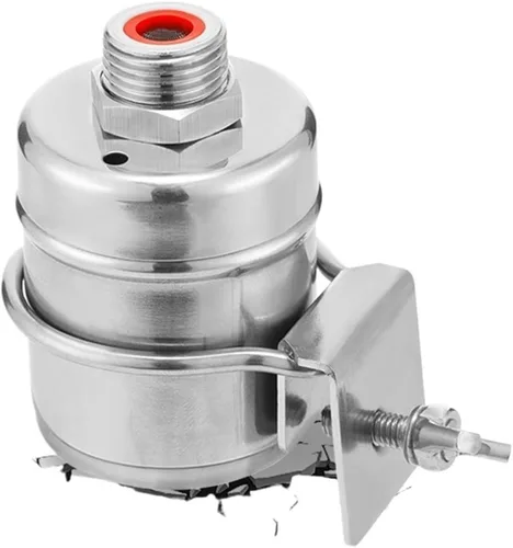 Vista 6 de 304 Stainless Steel Floating Ball Valve Automatic Water Level Control Valve 1/2" Water Level Control Float Valve for Water Tanks