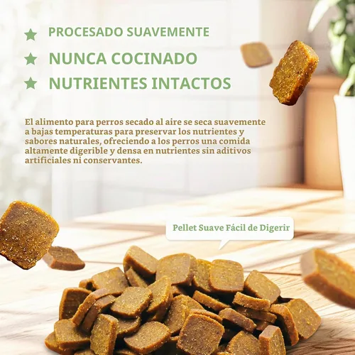 Vista 3 de Herz Alimento para perros secado al aire, proteína de un solo animal