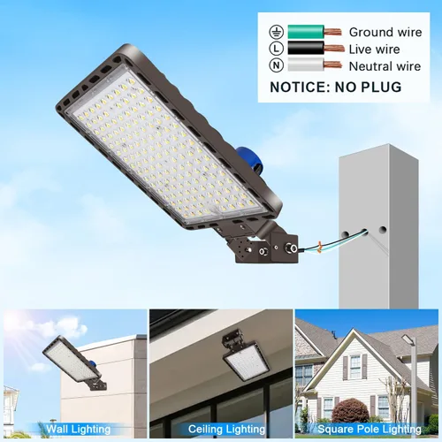 Vista 3 de Soporte de muñón de luz de estacionamiento LED 350W 52500LM