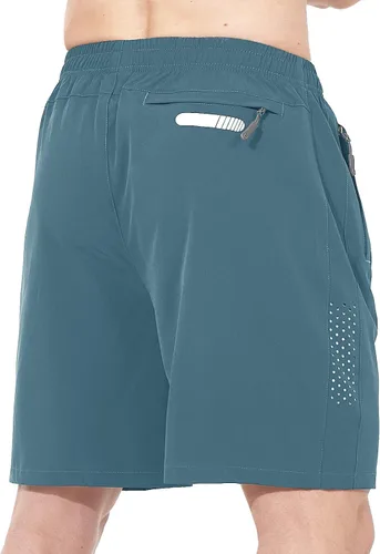 Vista 3 de NORTHYARD Pantalones cortos deportivos ligeros de secado rápido y de 7pulgadas para hombre, para senderismo, deportes, gimnasio, correr