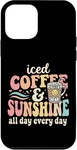 Vista 16 de Iced Coffee and Sunshine Funny Summer Case for iPhone 17