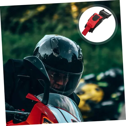Vista 4 de Kit universal de hebilla de motocicleta bloqueo de liberación rápida para cascos bicicletas