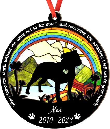 Vista 80 de Adorno personalizado para atrapasoles de sabueso afgano, adorno de Navidad de sabueso afgano, regalo para perro amante, sabueso afgano conmemorativo