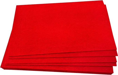 Vista 11 de Jtnohx Hojas de fieltro rígidas para manualidades, tela de fieltro de 0.079 pulgadas de grosor para manualidades, 12 cuadrados de fieltro