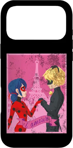 Vista 22 de Miraculous Ladybug Vintage Collection Paris Love - Carcasa para iPhone 17