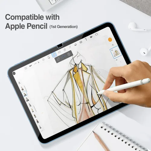 Vista 7 de ProCase Paquete de 1 protector de pantalla para iPad A16 2025 de 11ª/10ª generación 2022 (11 pulgadas/10.9), protector de película de vidrio