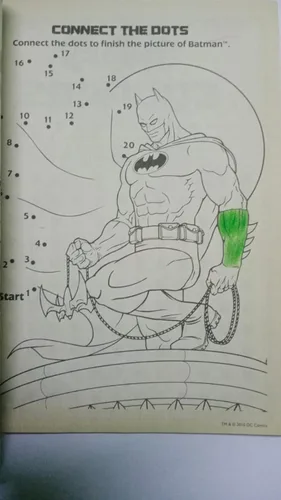 Vista 5 de Batman Libro de actividades y colorear jumbo