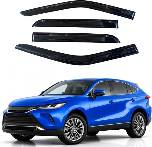 Vista 143 de Visera de ventana IG para Ford Focus Sedán y Hatchback 2012-2018, Protector de ventana lateral para lluvia y viento estilo Mugen, extra duradero
